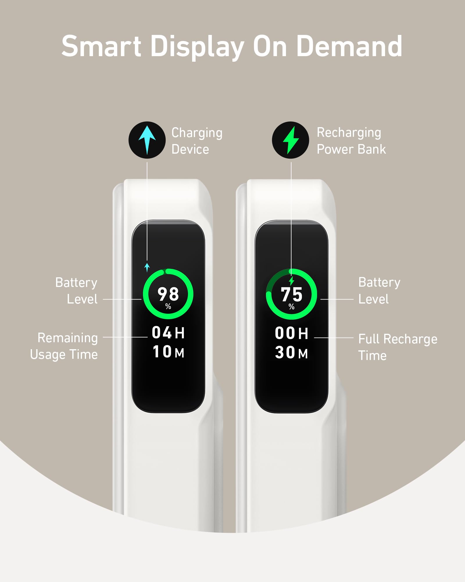 Anker MagGo Qi2 Certified 15W Fast Wireless Power Bank with Magsafe - 10,000mAh Portable Charger with Smart Display & Foldable Stand | Compatible with iPhone 15/14/13/12 (Includes USB-C Cable) | Perfect for Travel, Office & On-the-Go Charging