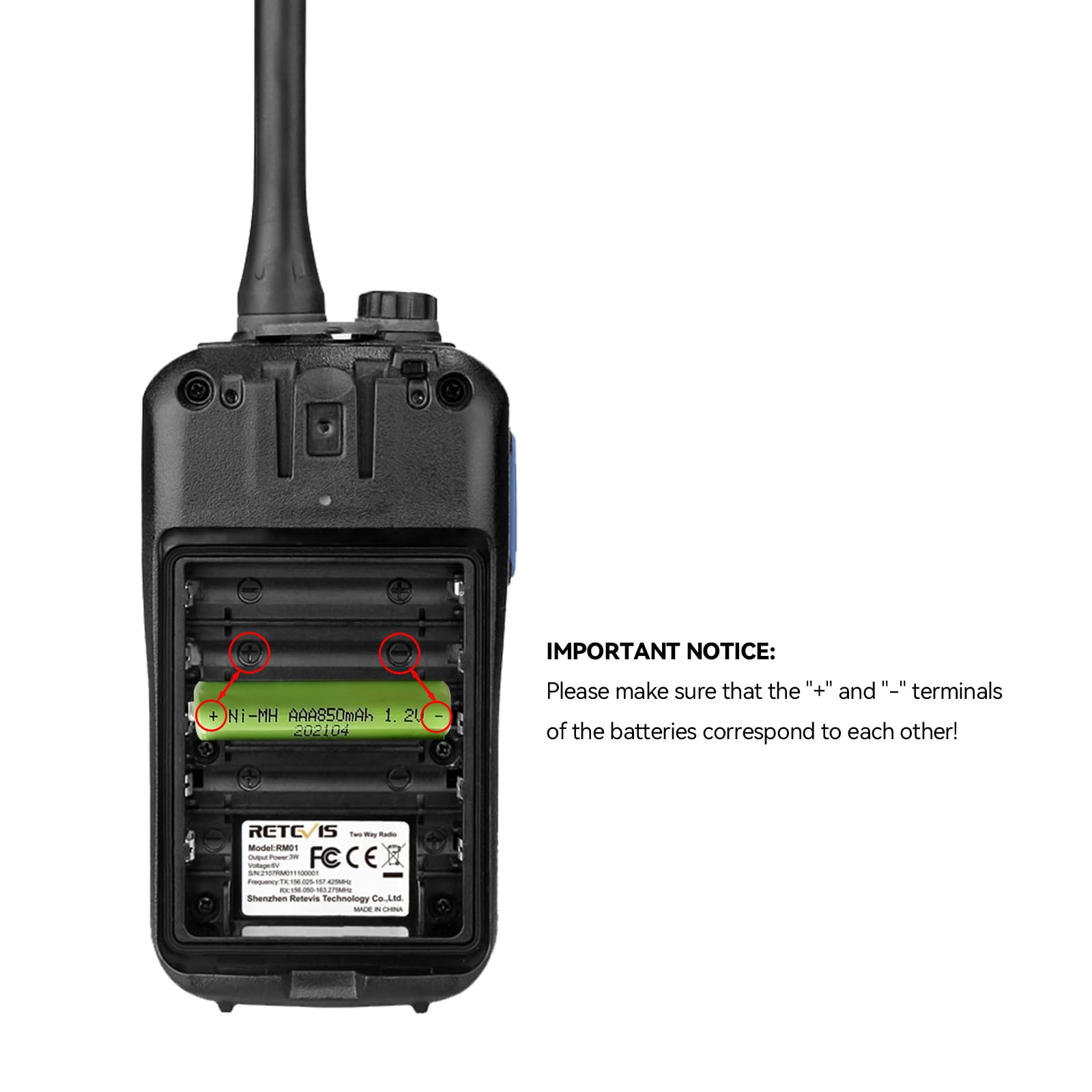 Retevis RM01 Waterproof Floating Handheld Marine Two-Way Radio with NOAA Weather Alert - IP67 Rated for Boating, Sailing & Emergency Communication (1 Pack) - Perfect for Boats, Yachts, Fishing & Marine Adventures