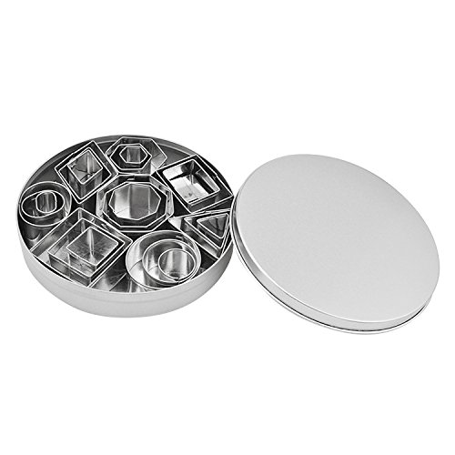 24PCS Stainless Steel Christmas Cookie Cutters Set - Heart, Gingerbread Man, Snowflake, Star Shapes for DIY Cake, Fondant, Chocolate, Fruit Decorations | Perfect for Holiday Baking, Party Favors, and Gift Giving