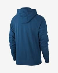 Nike Men's Swoosh French Terry Hoodie - Medium Size, Comfortable Pullover Sweatshirt for Casual Wear, Gym, and Outdoor Activities