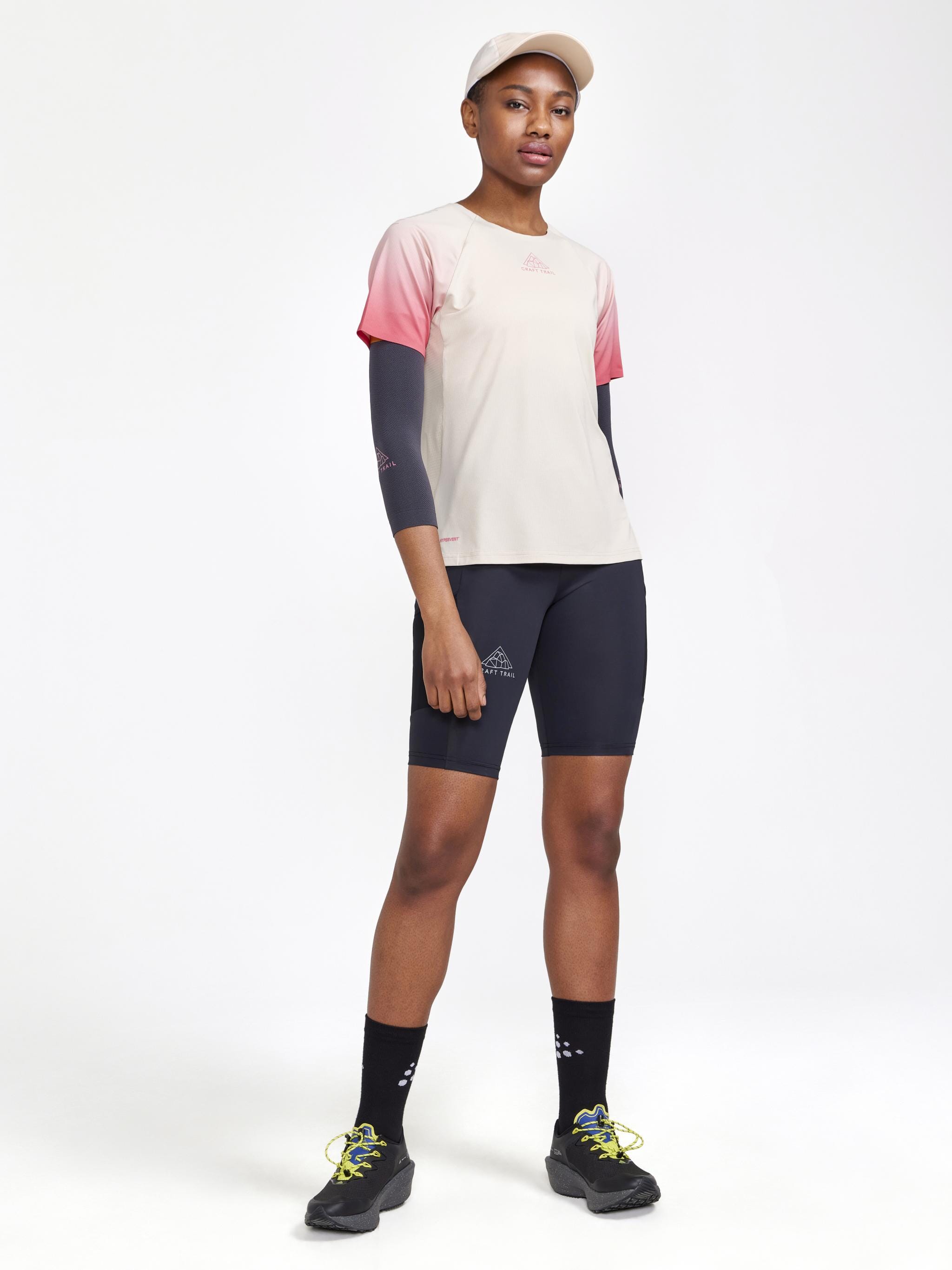 Women's Quick-Dry Trail Running Short Sleeve T-Shirt - Lightweight Moisture Wicking Activewear for Hiking & Outdoor Adventures