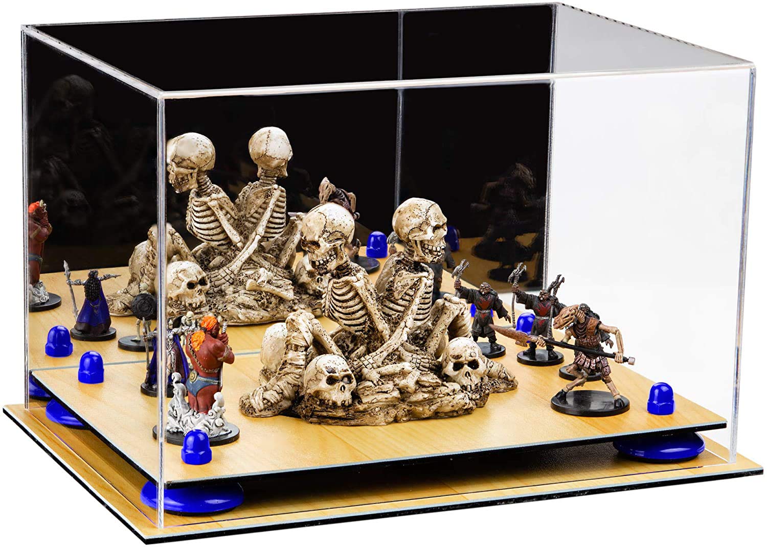 Premium Acrylic Display Case with Mirror - 12