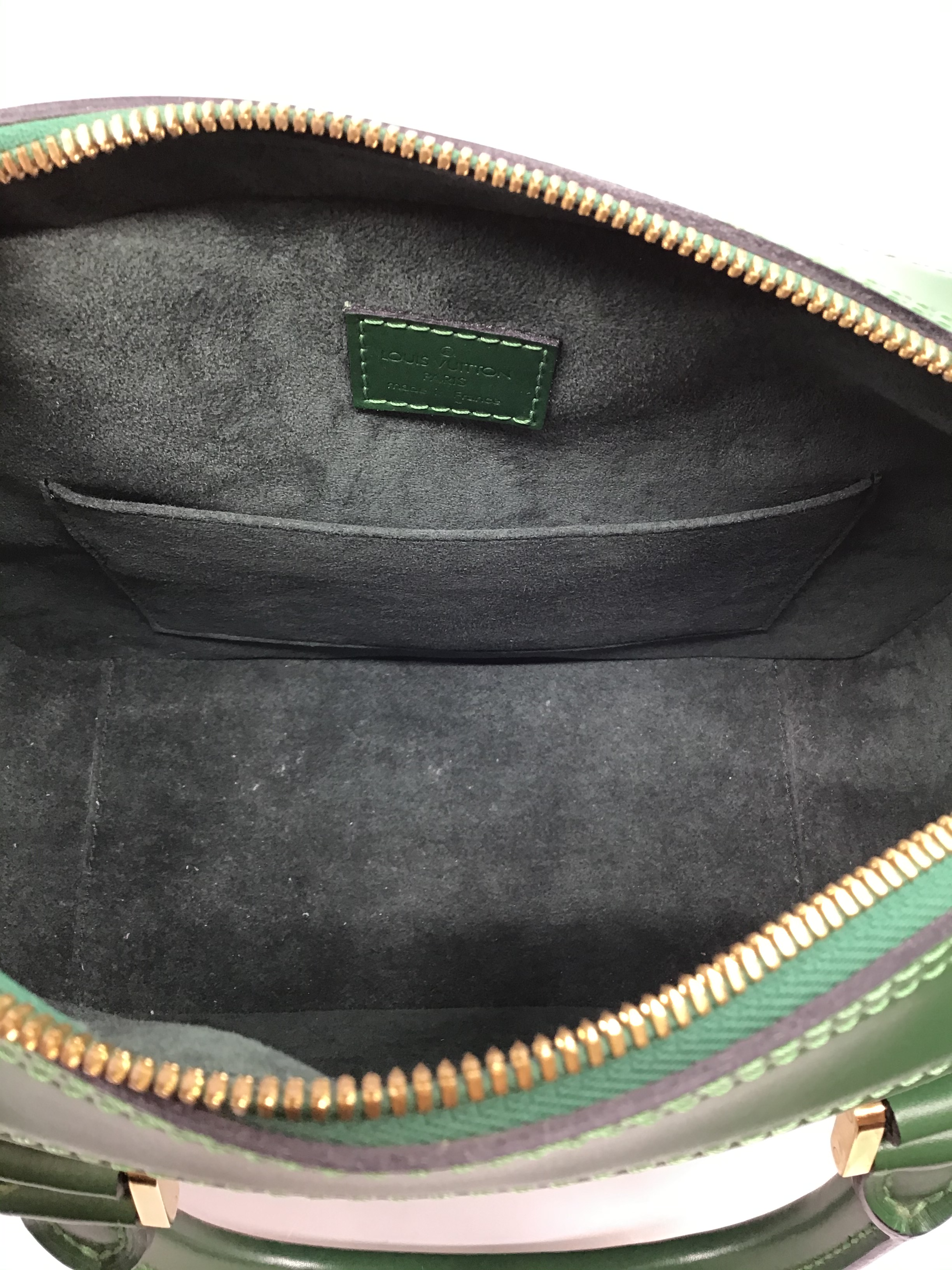 Louis Vuitton Epi Leather Sablon Satchel Bag for Women - Luxury Designer Handbag with Top Handle & Shoulder Strap - Perfect for Work, Travel & Everyday Use
