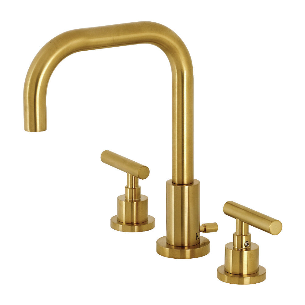 Kingston Brass FSC8939CML Manhattan Widespread Bathroom Faucet with Pop-Up Drain - Elegant 8