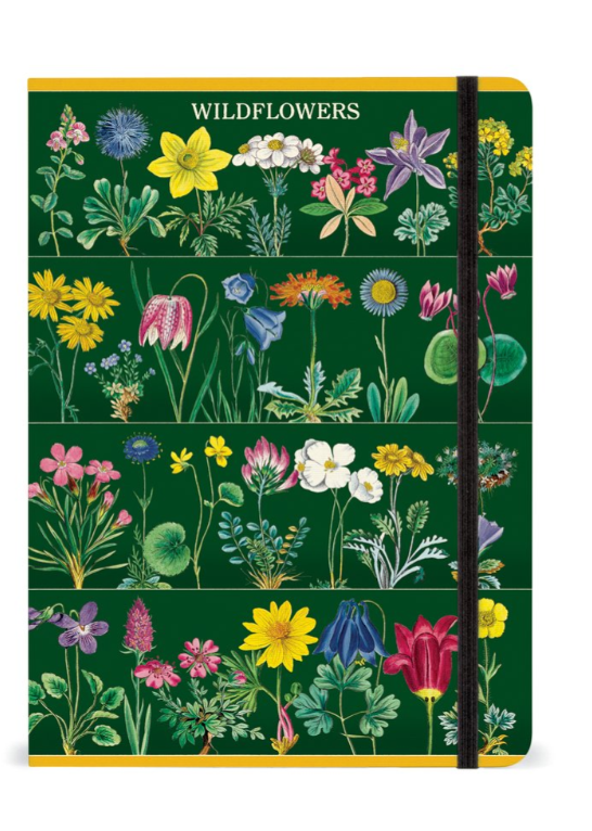Cavallini & Co. Large Wildflowers Notebook - Lined Journal for Writing, Sketching & Note Taking - Perfect for Artists, Students & Nature Lovers
