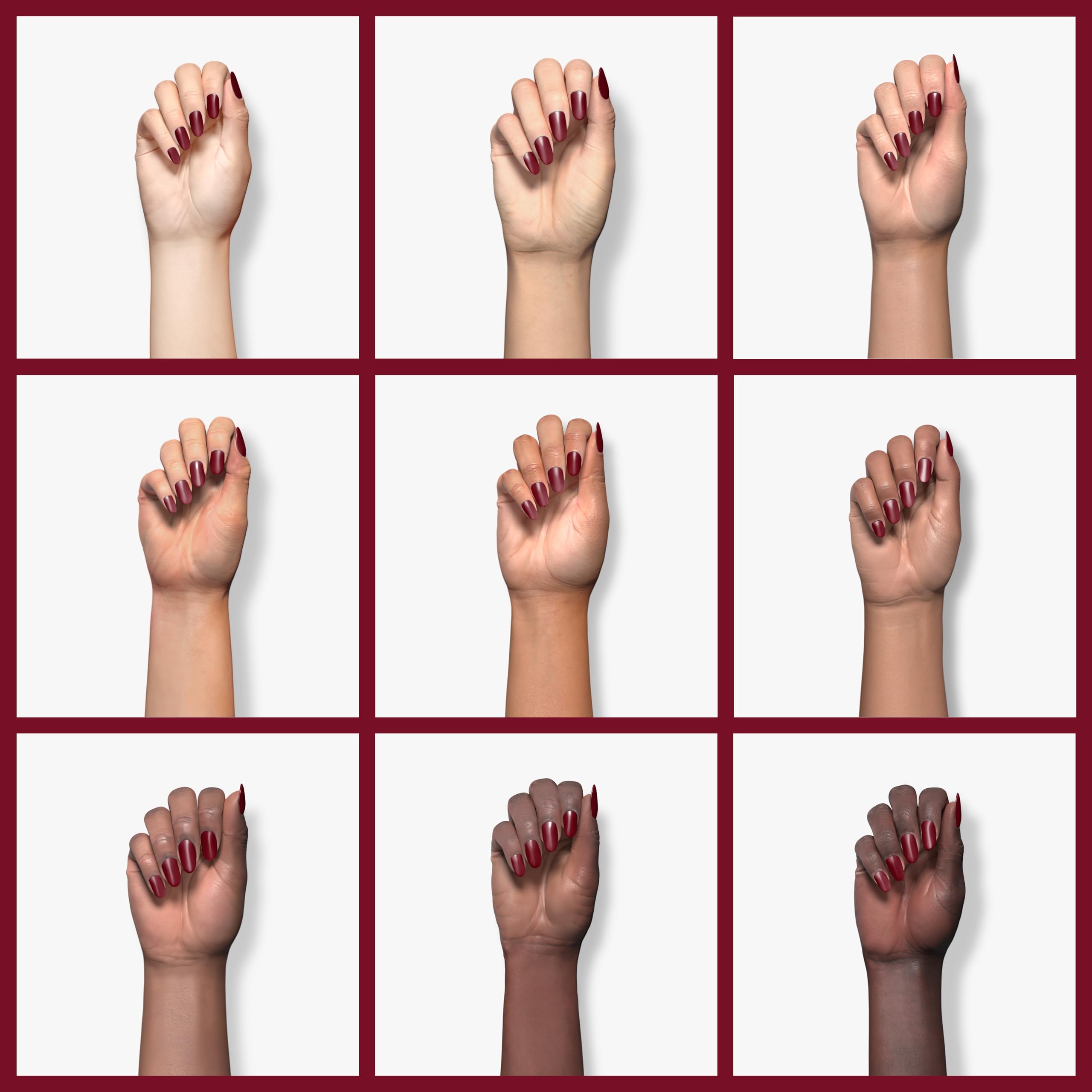 Gelish MINI Stand Out Soak-Off Gel Polish - Dark Red Nail Color (0.3 oz) | Long-Lasting Professional Manicure for Home & Salon Use