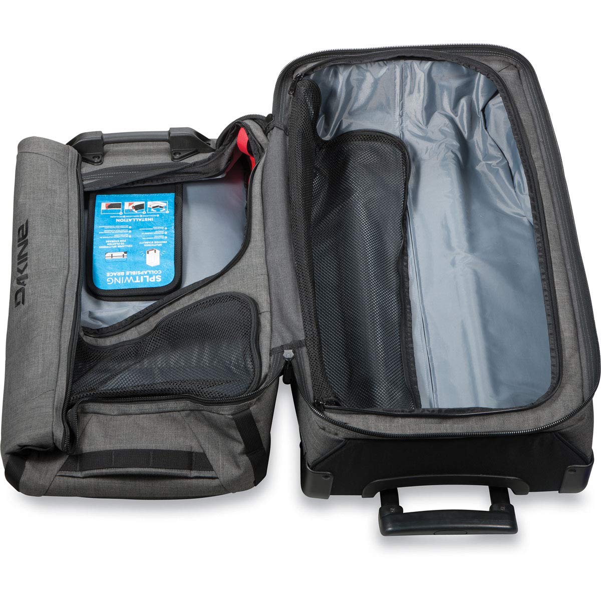 Dakine Split Roller Luggage - Lightweight Expandable Travel Suitcase with Wheels for Men & Women | Perfect for Airplane Carry-On, Business Trips & Vacation Packing