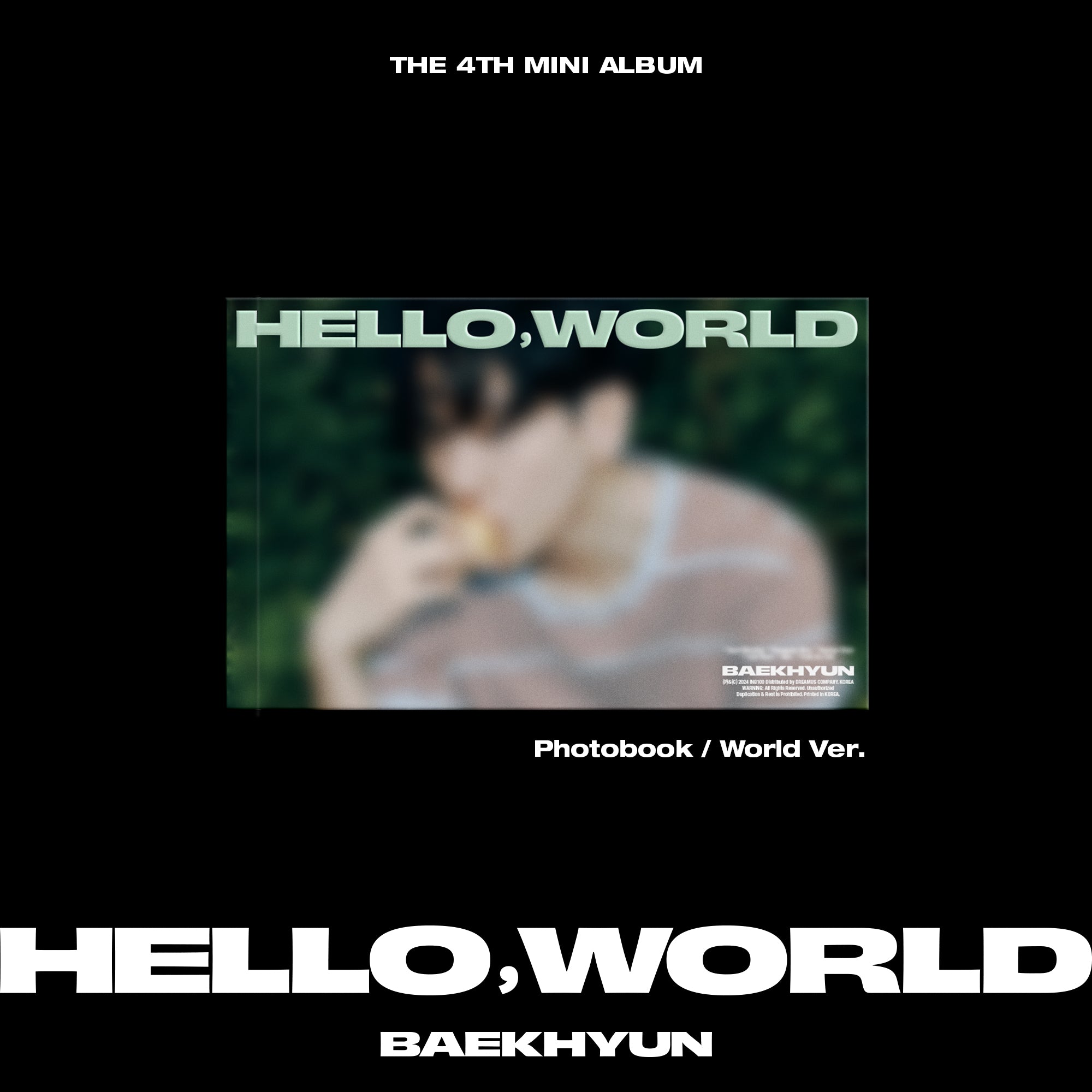 BAEKHYUN 4TH MINI ALBUM 'HELLO, WORLD' Photobook - Kpop Album Collectible, Limited Edition, Perfect for Fans & Music Lovers - Great for Display, Gifts & Kpop Collections
