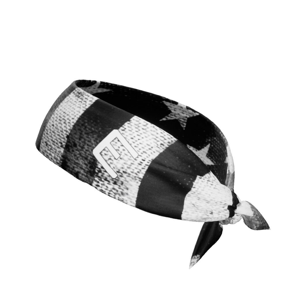 Shadow Old Glory Tie Headband - Patriotic Hair Accessory for Women & Girls - Perfect for 4th of July, Sports Events & Everyday Wear