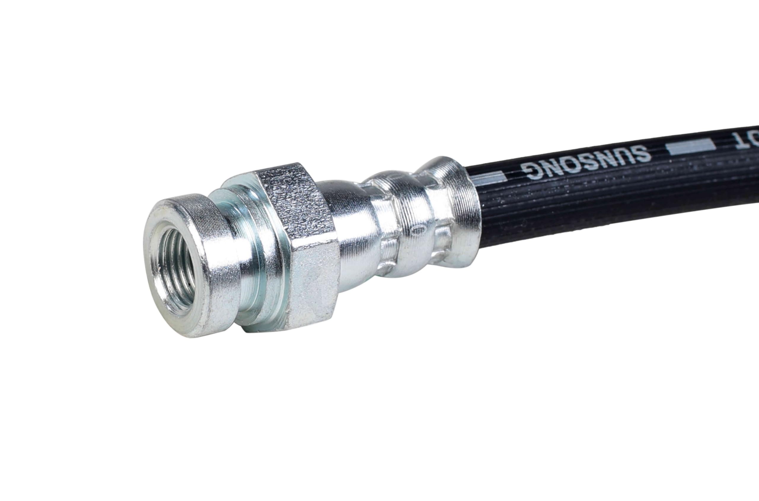 Sunsong 2203332 Brake Hydraulic Hose - High Performance Replacement Hose for Car & Truck Brake Systems - Perfect for Off-Roading, Towing & Heavy-Duty Use