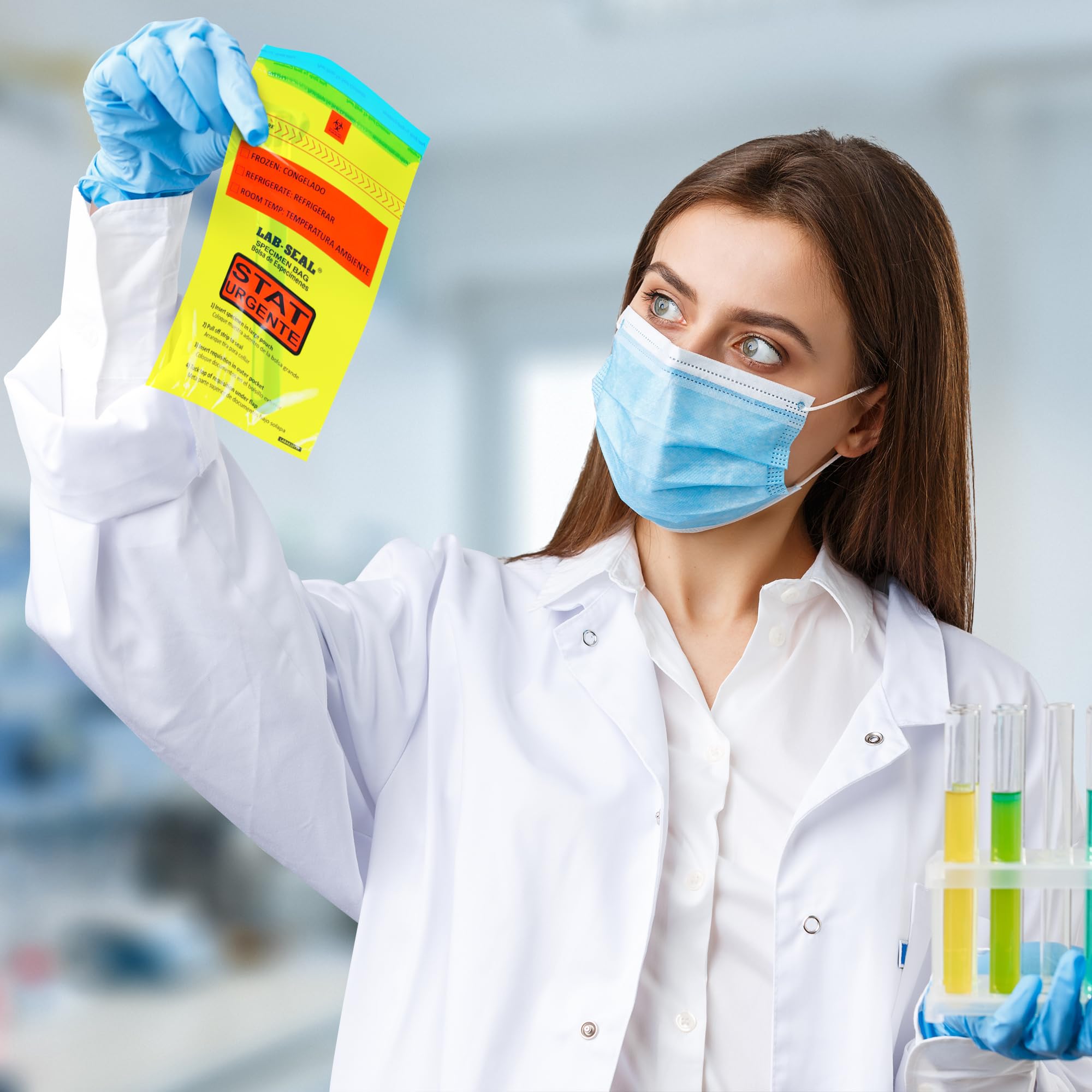 1000 Pack Tamper-Evident Specimen Bags 6