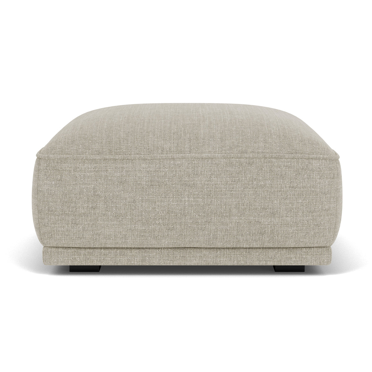 Leonora Fabric Storage Ottoman with Tufted Top - Stylish Footrest, Coffee Table & Extra Seating for Living Room, Bedroom & Dorm