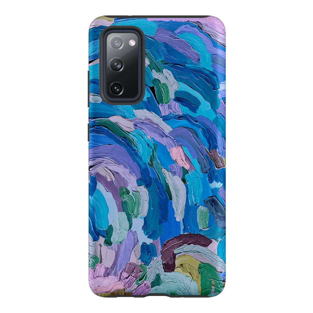 Stylish & Durable Shockproof Phone Case for iPhone & Samsung - Trendy Sun & Cloud Design - Perfect for Outdoor Activities, Travel & Daily Use