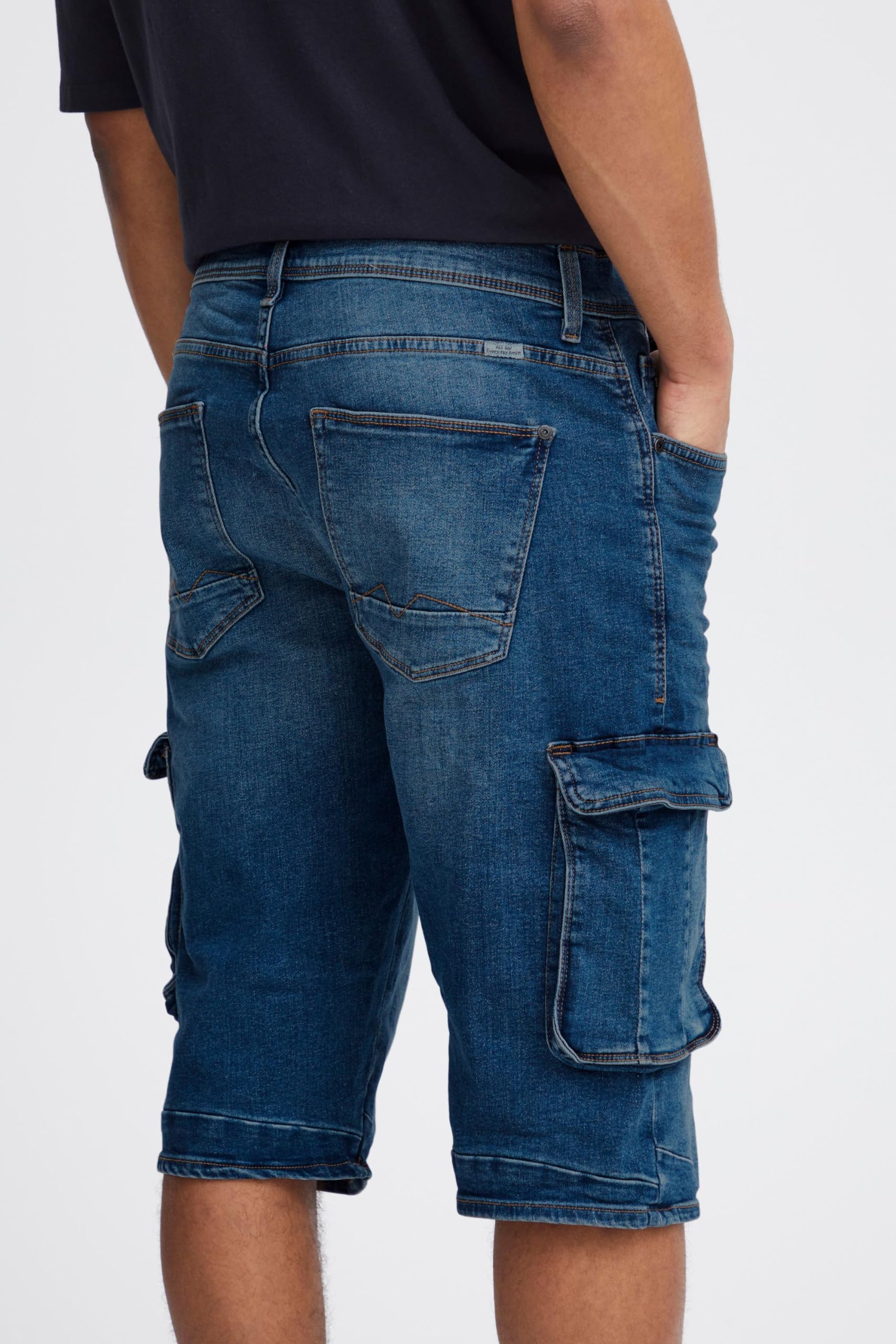BLEND Men's Denim Shorts - Stretch Comfort Fit Casual Jean Shorts for Men | Perfect for Summer, Beach, and Outdoor Activities