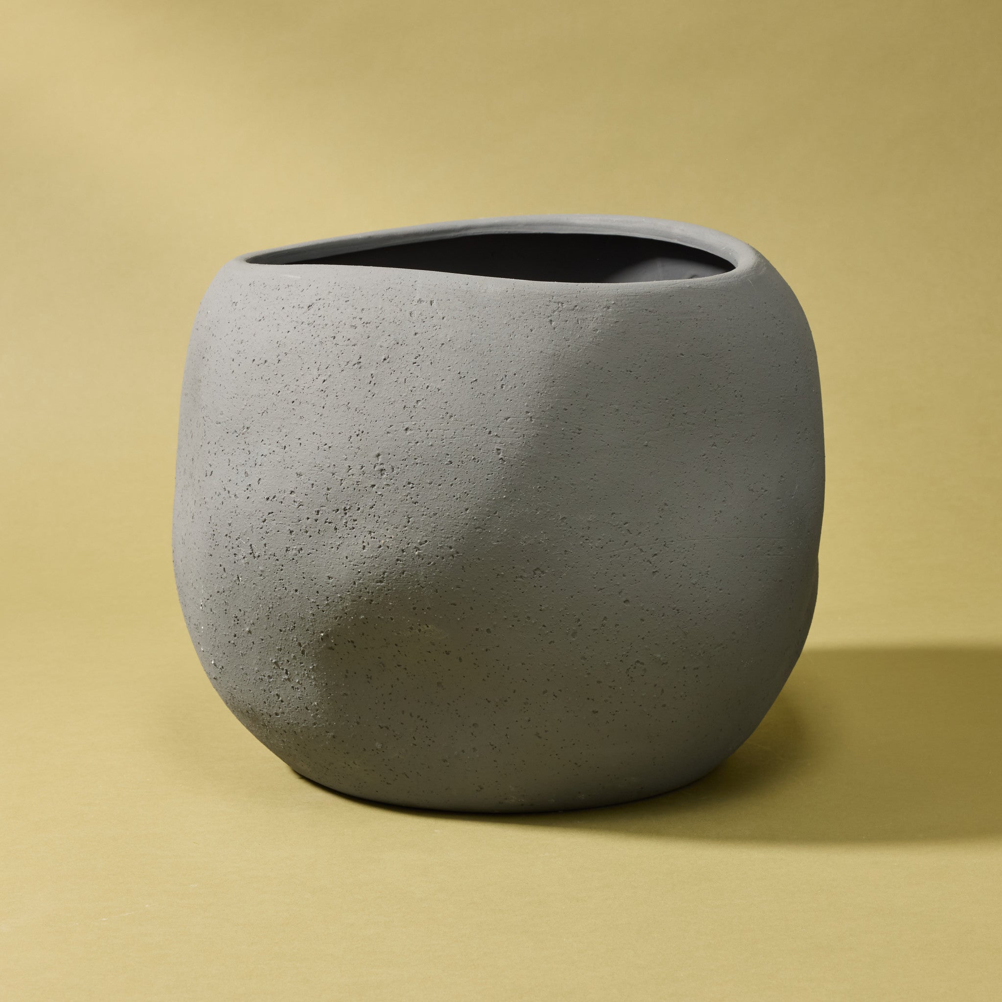 Lyon Grey Organic Planter 30cm - Eco-Friendly Indoor & Outdoor Flower Pot for Home Garden Decor