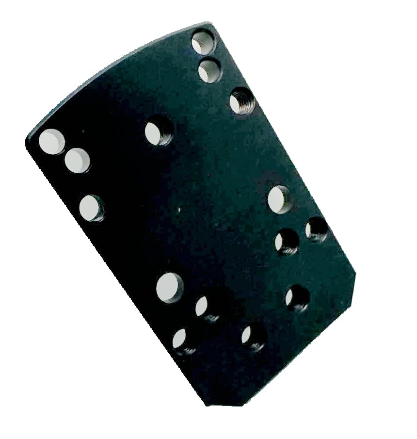 ADE Universal Red Dot Mounting Plate Adapter - Convert RMR/SRO Footprint Optics to Fit ADE RD3, Vortex Venom/Viper, Burris Fastfire & Shield Red Dots - Perfect for Pistol Optics & Firearm Accessories