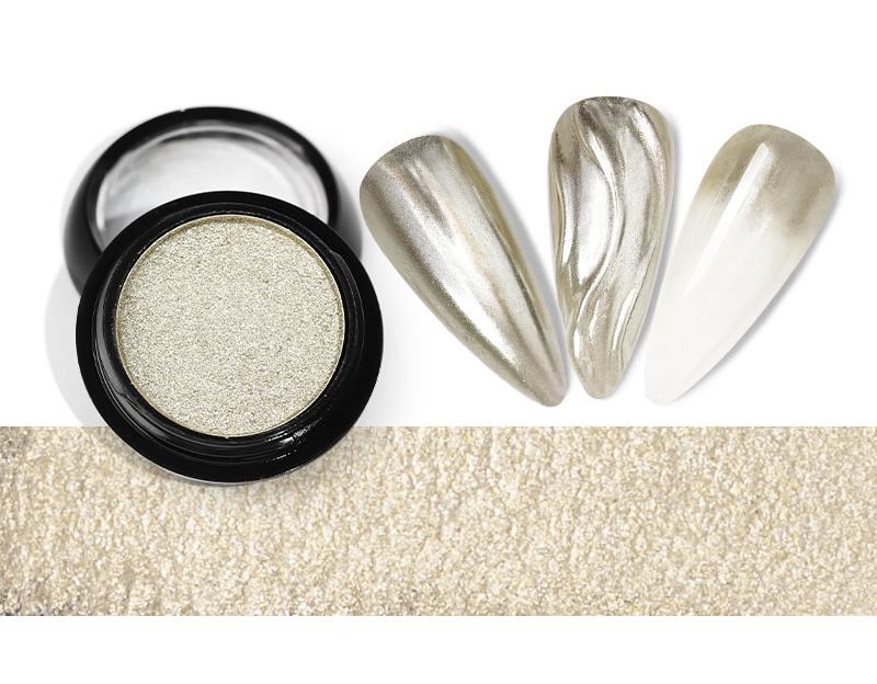 Chrome Mirror Nail Powder - Metallic Nail Art Pigment for Stunning Manicures & Nail Designs - Perfect for Gel Polish, Acrylic Nails & DIY Nail Art at Home or Salon
