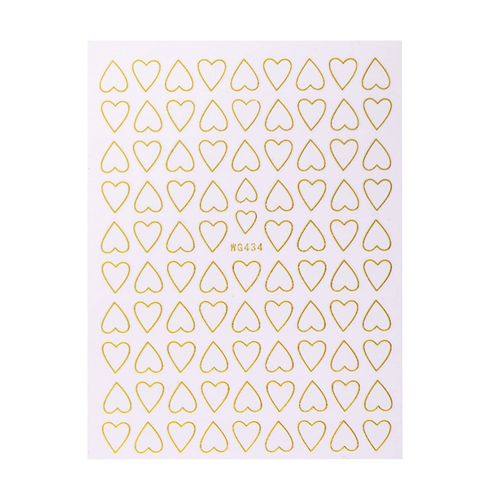 3D Love Heart Nail Art Stickers - Floral DIY Nail Decals for Manicure, Nail Tattoos & Nail Applique | Perfect for Parties, Weddings, and Special Occasions