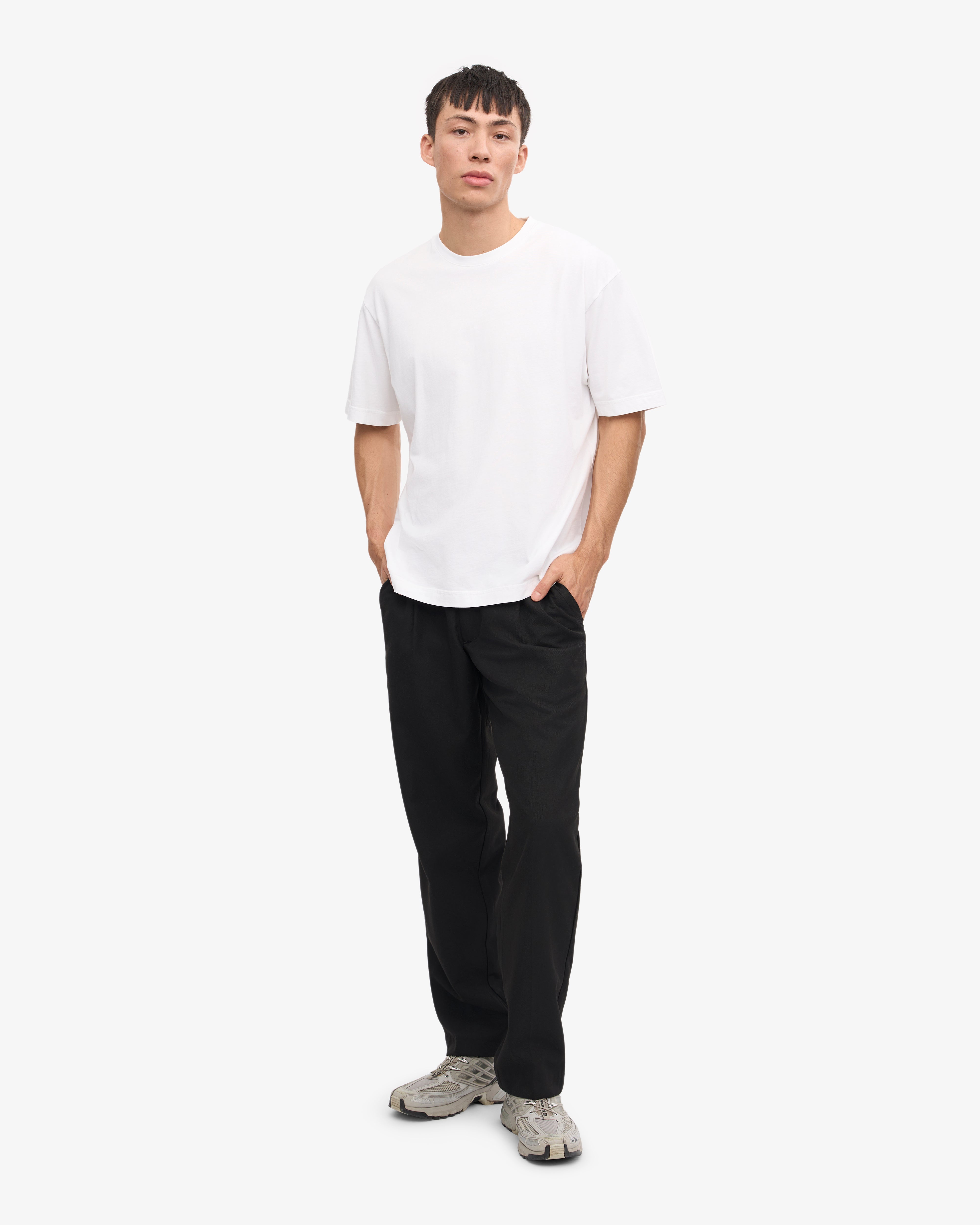 Oversized Organic Cotton T-Shirt for Women - Soft & Breathable Optical White Tee - Perfect for Casual Wear, Loungewear & Everyday Outfits