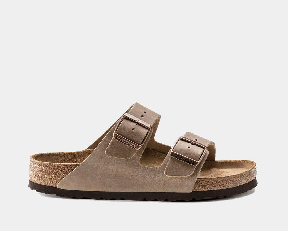 Arizona Soft Footbed Oiled Leather Sandals for Women - Comfortable Summer Walking Shoes for Beach, Travel & Casual Wear