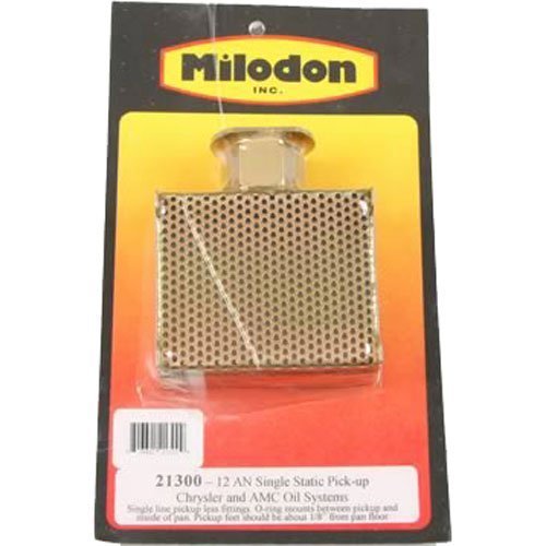 Milodon 21300 High Performance Oil Pump Pickup - Compatible with Chevy, Ford, Dodge - Perfect for Engine Rebuilds & Performance Upgrades