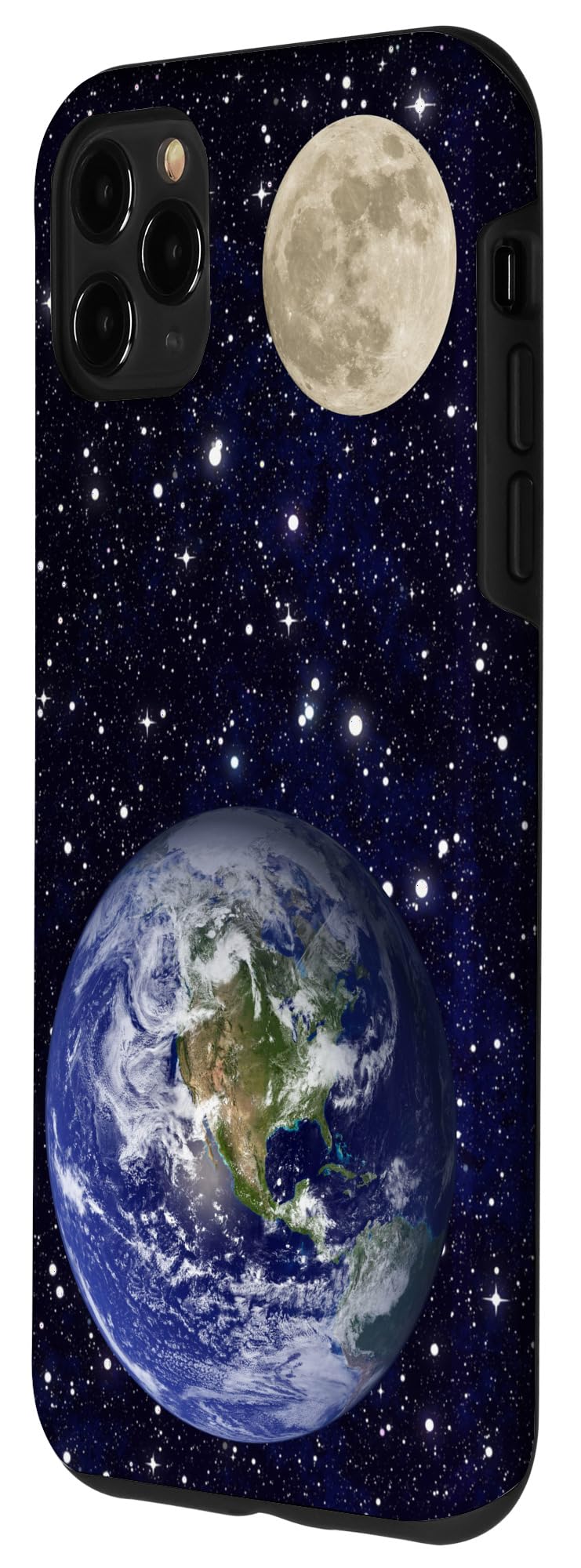 iPhone 11 Pro Max Case - Premium Space Astronomy Design with Earth, Moon & Stars - Perfect for Stargazers & Tech Lovers (Compatible with iPhone 11 Pro Max) - Great for Daily Use, Travel & Gift Giving