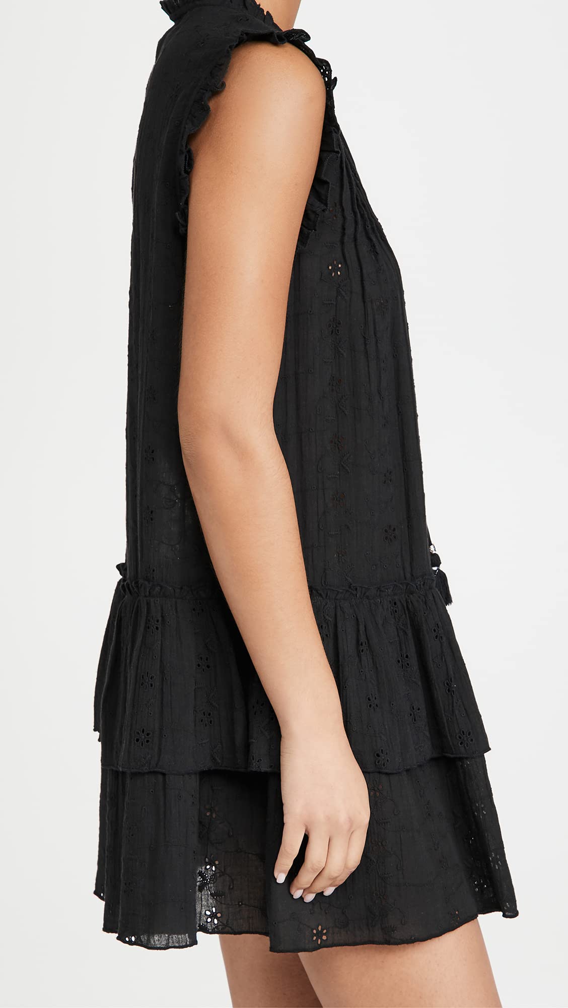 Women's Floral Eyelet Summer Dress - Lightweight & Breathable for Casual Outings, Beach Vacations & Date Nights