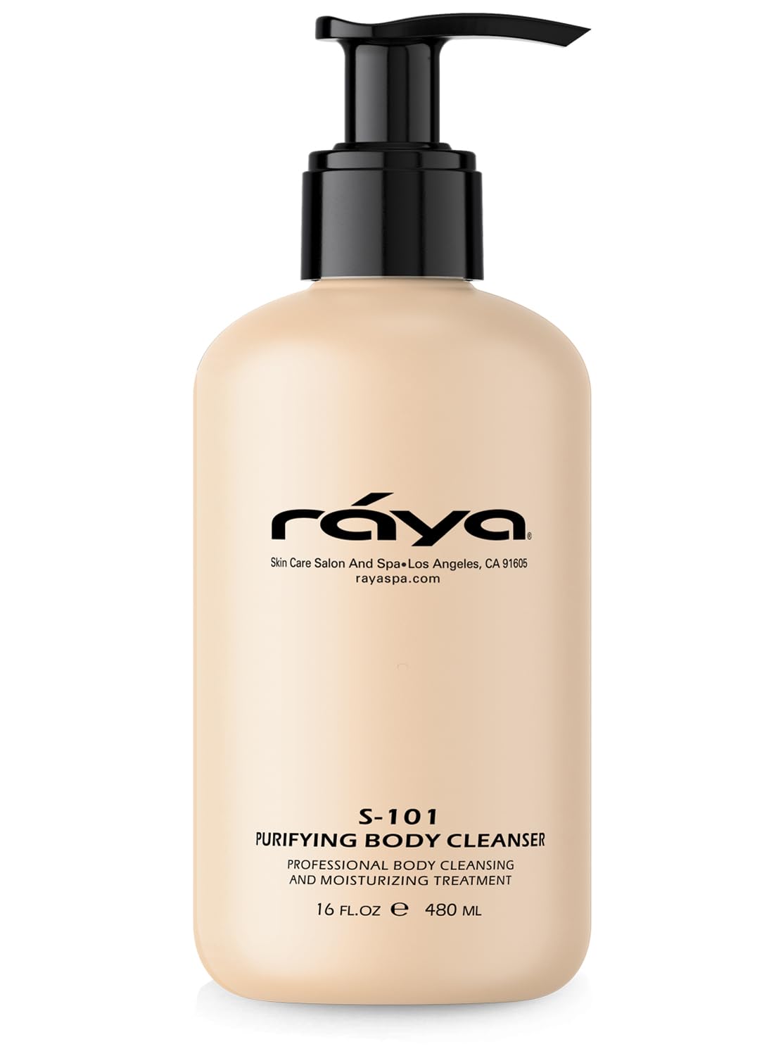Raya Purifying Body Cleanser 16 oz - Gentle Moisturizing Body Wash & Hair Shampoo for All Skin Types | Softens, Nourishes Skin & Scalp | Perfect for Daily Shower, Spa Day & Travel Essentials