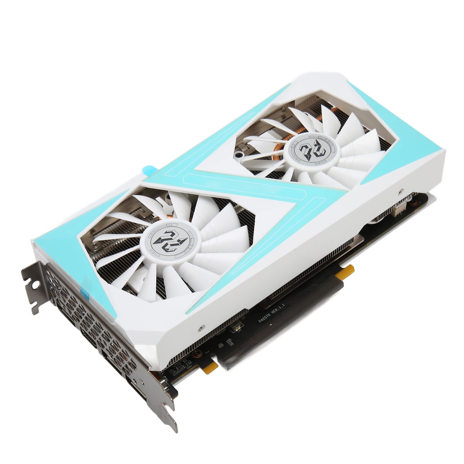 NVIDIA GeForce RTX 2070 8GB GDDR6 256-Bit Gaming Graphics Card with Dual Cooling Fans, 1410MHz Boost Clock, HDMI & 3x DisplayPort - Perfect for 4K Gaming, Video Editing & VR Experiences