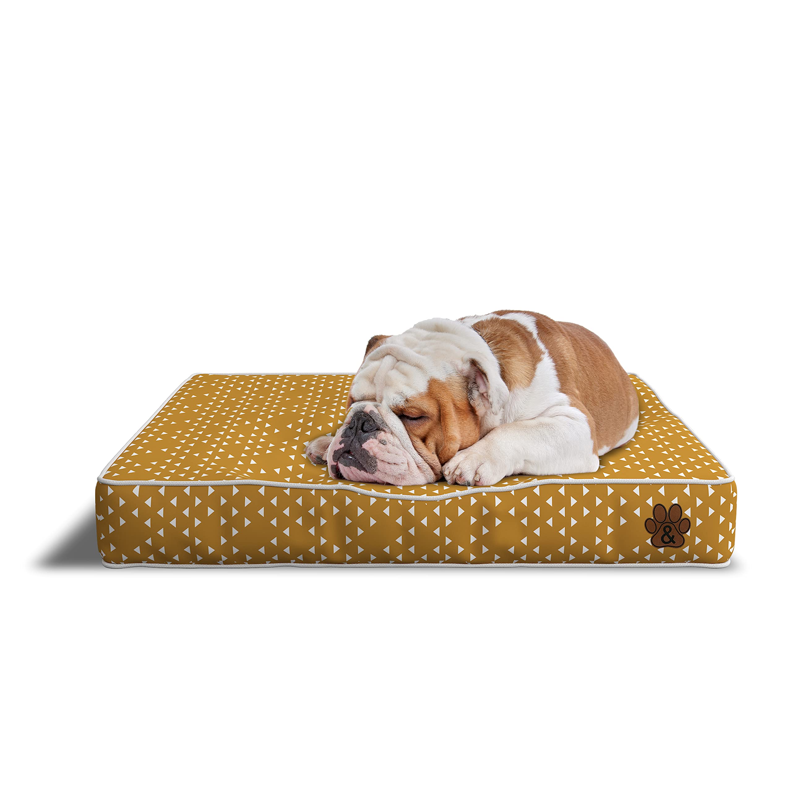 Premium Orthopedic Dog Bed for Large, Medium & Small Dogs - Soft Pet Bed with Removable Washable Cover, Waterproof & Non-Slip Bottom - Ideal for Crates, Kennels & Home Use (Pattern 11, Small)