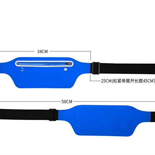 HWZ Sports Waterproof Running Phone Pouch - Ultra-Thin Cycling Fitness Armband for 6 Inch Smartphones - Perfect for Jogging, Hiking & Outdoor Activities