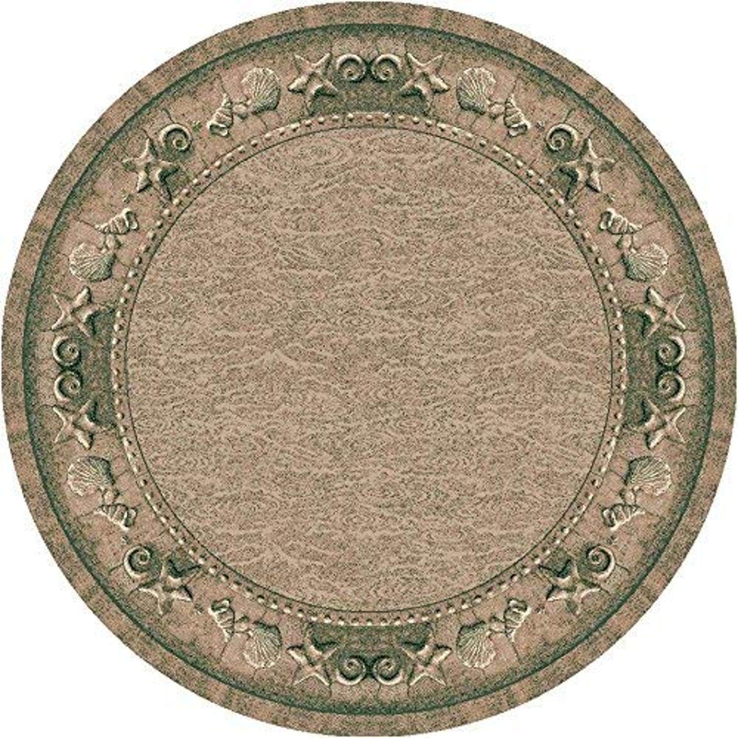 Milliken Signature Collection Sand Castles Round Area Rug 7'7