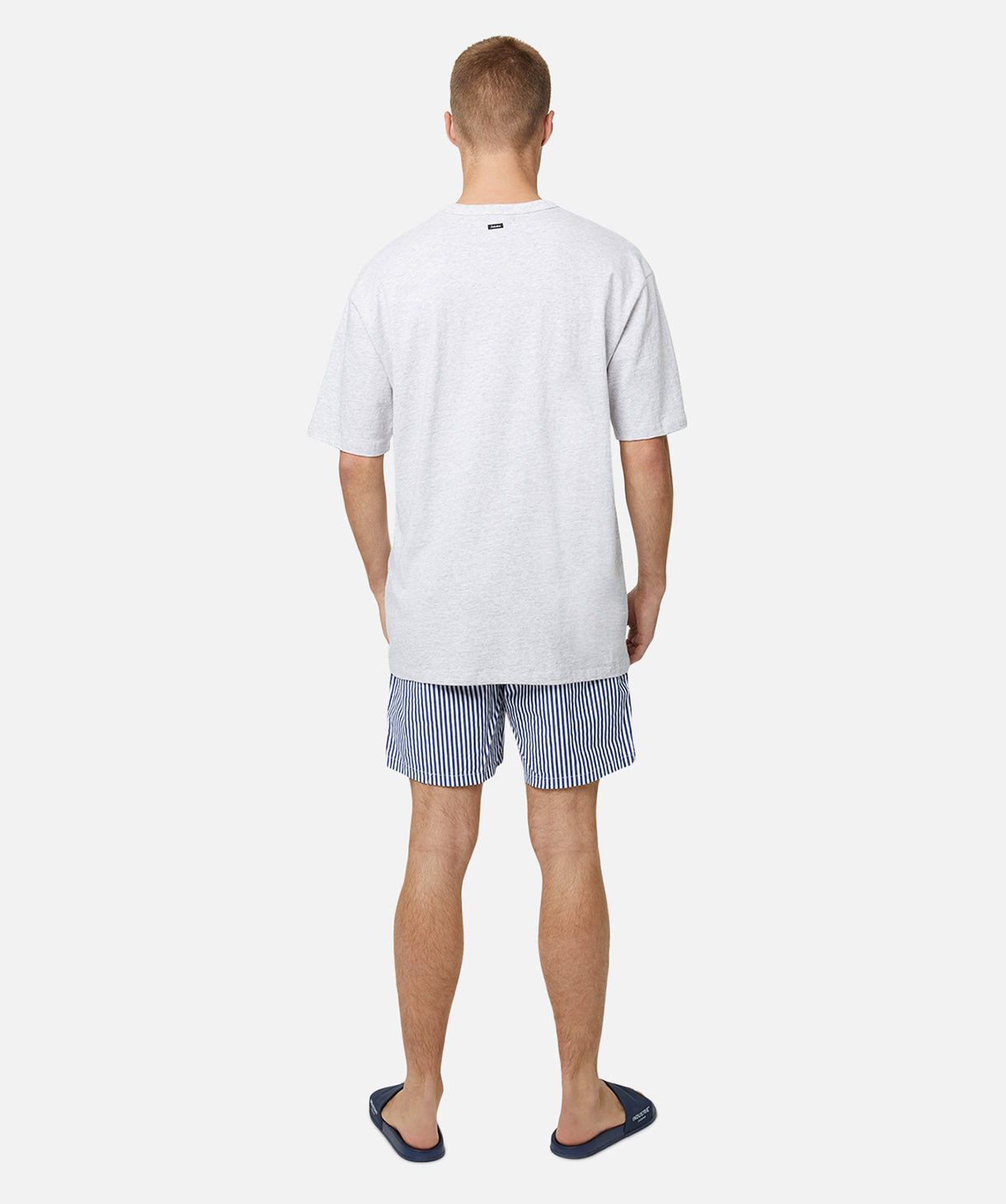 The Princeton Bahama Swim Shorts for Men - Quick-Dry Comfortable Swim Trunks with Pockets - Navy Blue - Perfect for Beach, Pool, and Vacation