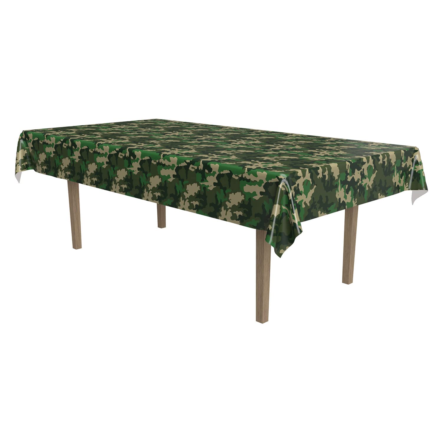 Beistle Plastic Camo Table Cover 54