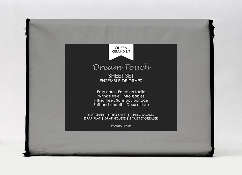 Premium Cotton House Microfiber King Sheet Set - Ultra Soft, Wrinkle & Fade Resistant - Multiple Colors (Beige, Gray, Navy) - Perfect for Master Bedroom, Guest Room & Luxury Hotels