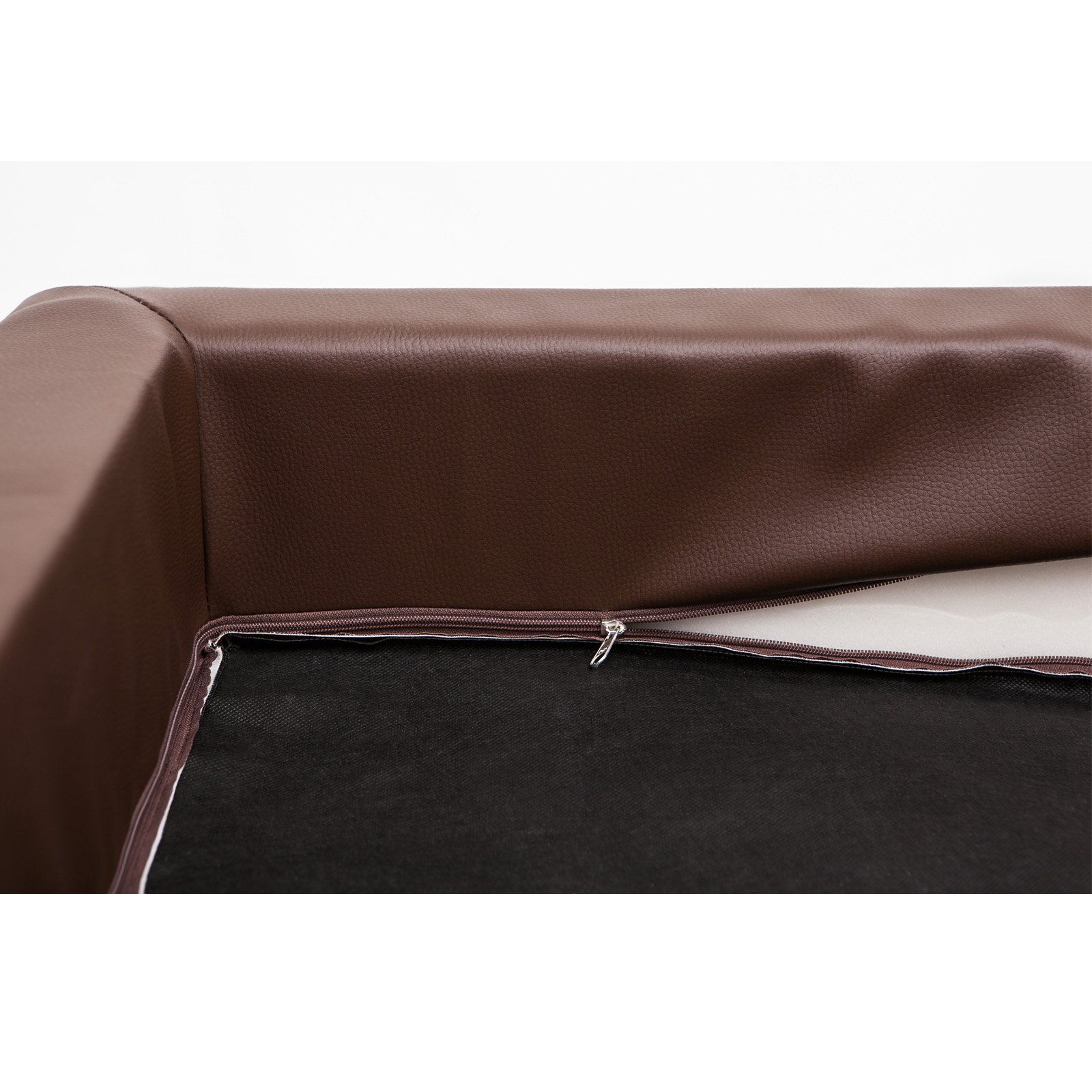 Hobbydog Cordura Deluxe Dog Bed - X-Large Waterproof Pet Bed for Large Dogs, Durable & Comfortable Brown Dog Crate Pad - Perfect for Kennels, Crates & Home Use