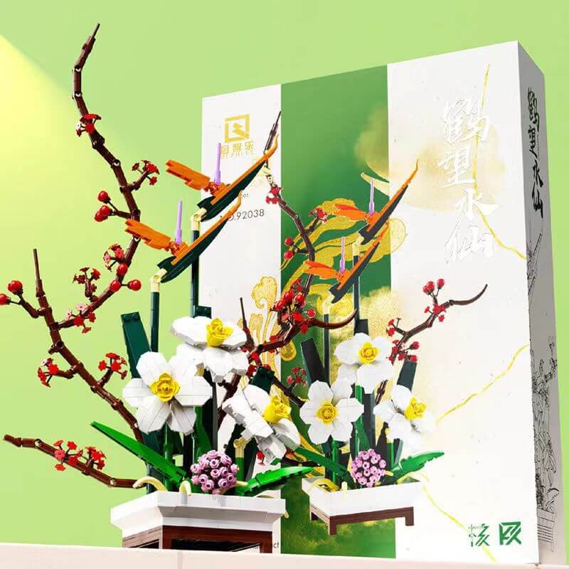QIZHILE 92038 Narcissus Flower Bulbs - Premium Indoor/Outdoor Planting Kit for Home Garden Decoration | Perfect for Spring Planting, Gift Giving & DIY Floral Arrangements
