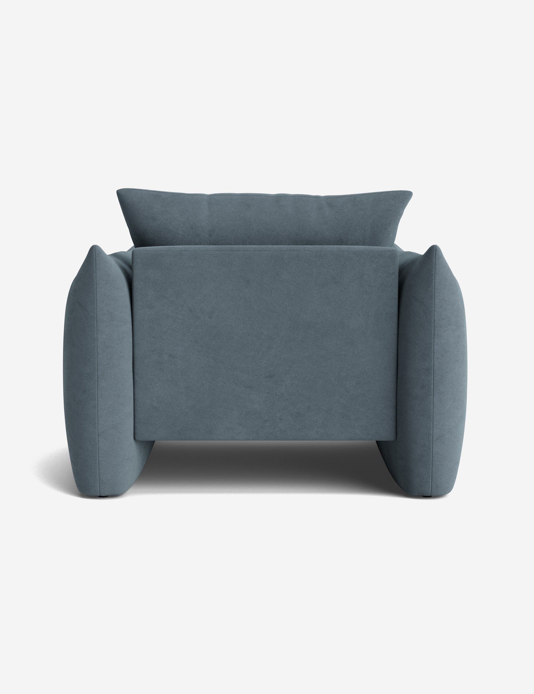 Stylish Banks Accent Chair - Modern Upholstered Lounge Chair for Living Room, Bedroom & Office - Comfortable Reading Chair with Sturdy Wooden Legs