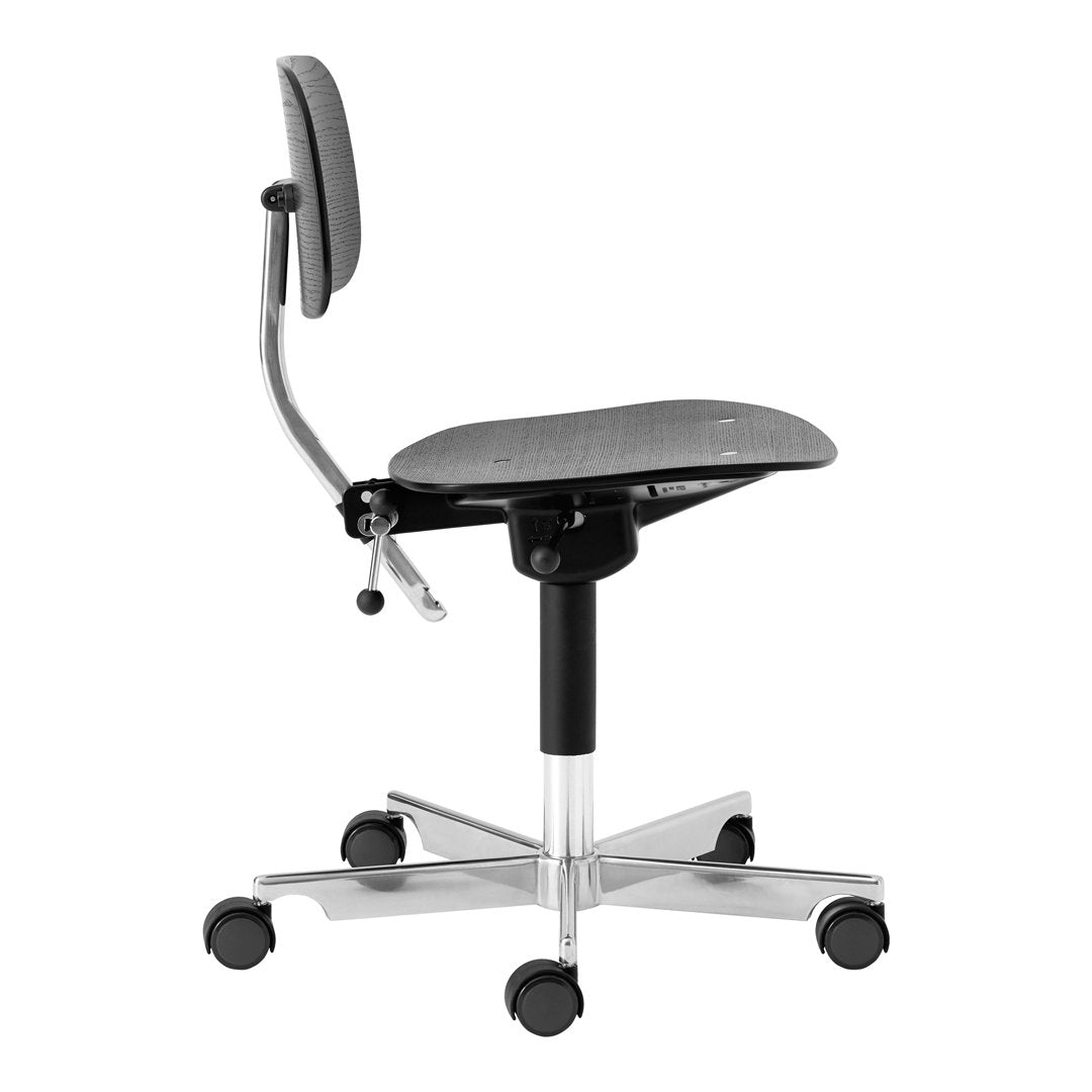 Jorgen Rasmussen Kevi 2543 Ergonomic Office Chair with Gas Lift - Adjustable Height, Swivel & Tilt Function - Perfect for Home Office, Gaming & Workspace