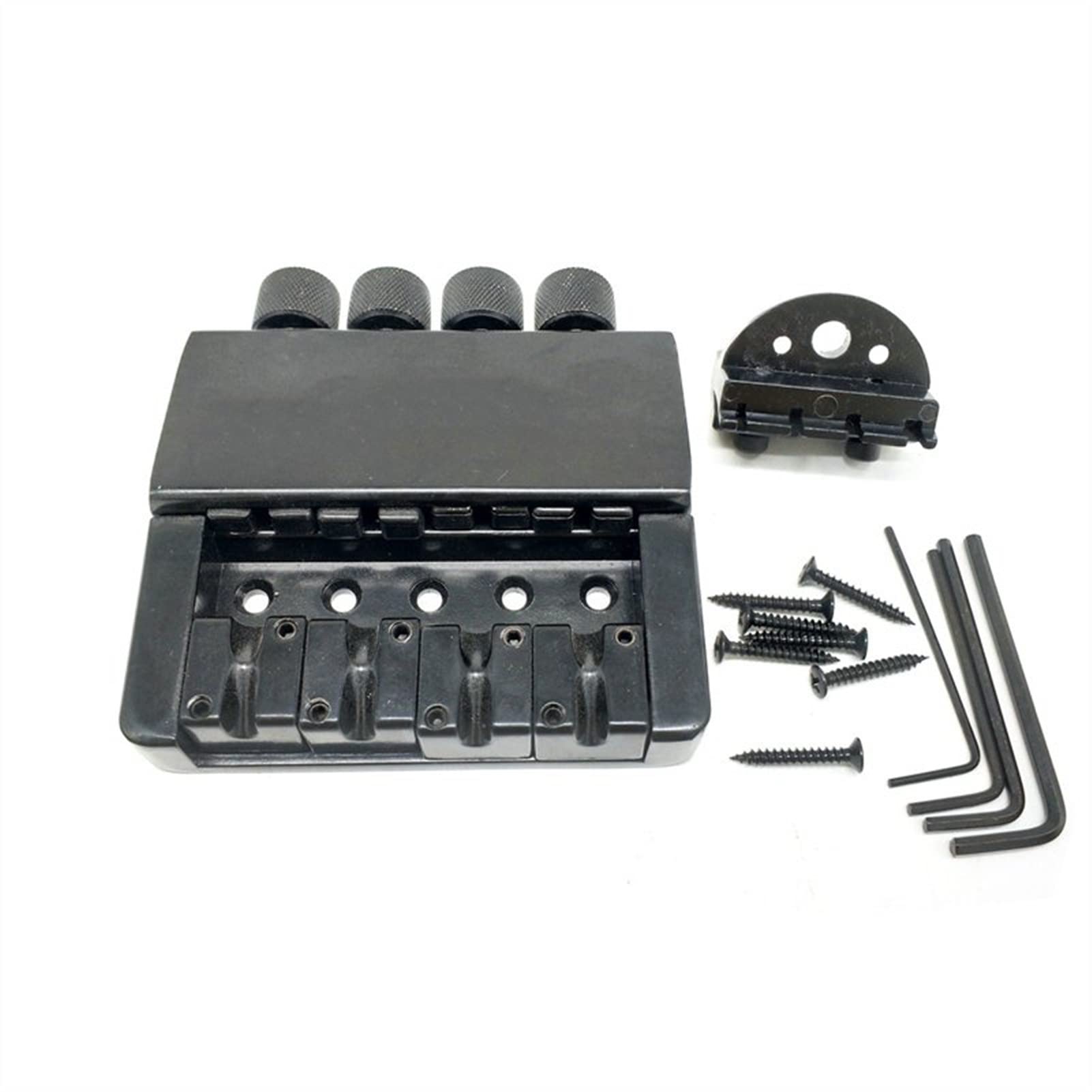 4 String Headless Bass Guitar Bridge System - Replacement Bridge for Headless Electric Bass - Perfect for DIY Guitar Upgrades & Professional Repairs
