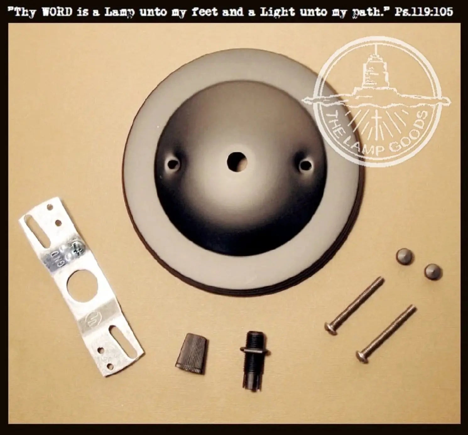 Classic Design Ceiling Canopy Mounting Hardware Fixture Kit - Secure & Stylish Light Fixture Installation for Living Room, Bedroom & Hallway