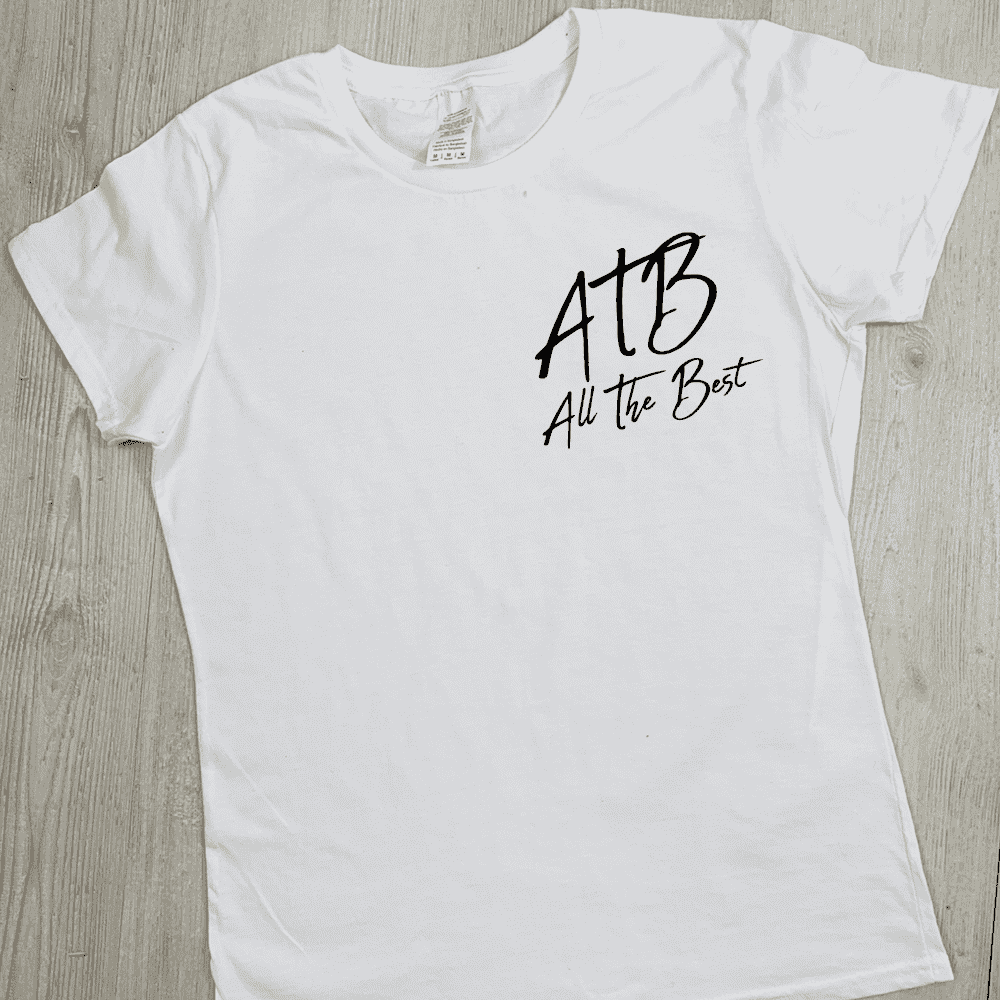 ATB (All The Best) Hinch T-Shirt - Premium White Cotton Tee for Men - Casual Streetwear & Everyday Comfort