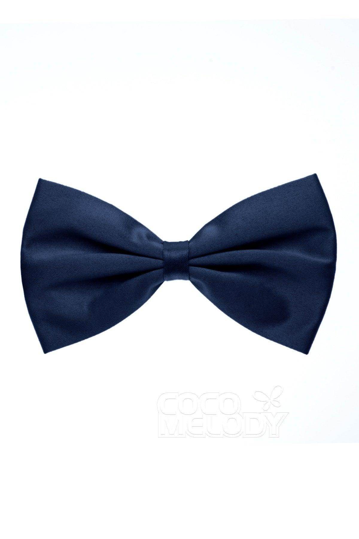 Elegant Men's Elastic Silk-Like Satin Bow Tie - Adjustable Formal Necktie for Weddings, Prom & Business Events - CZ170017