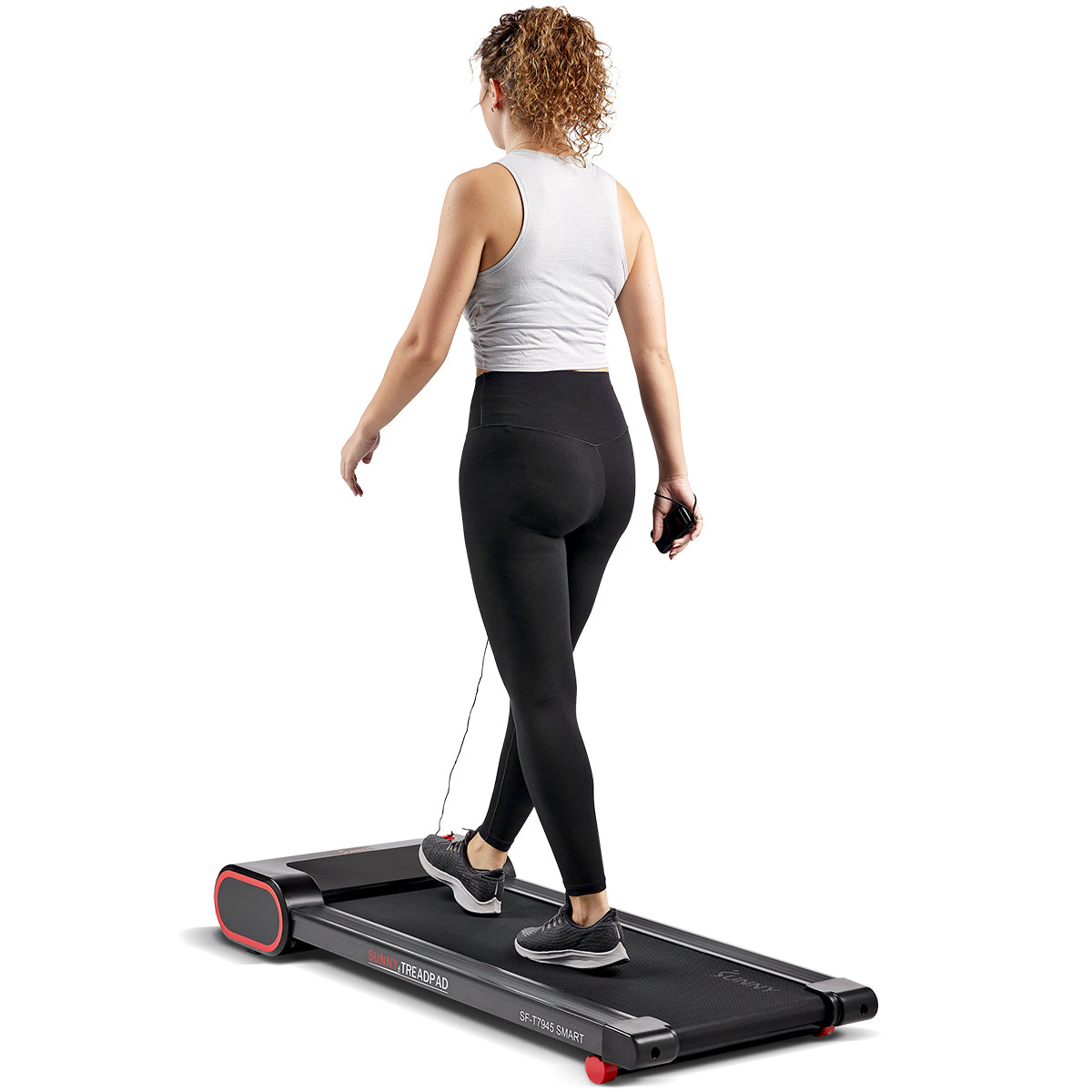 Under Desk Smart TreadPad® Walking Treadmill - Compact & Quiet Office Treadmill for Home & Work, Perfect for Fitness While Working or Watching TV