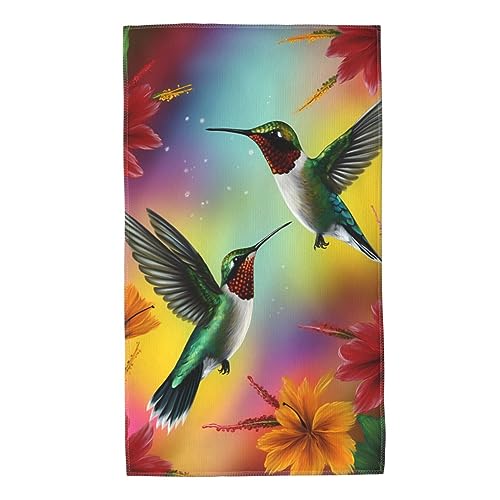 Watercolor Hummingbirds