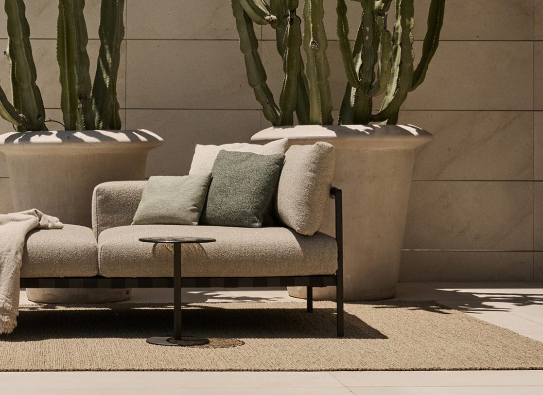Modern Aluminum Outdoor Sofa Set - Durable & Weather-Resistant Patio Furniture for Garden, Poolside, and Backyard Relaxation