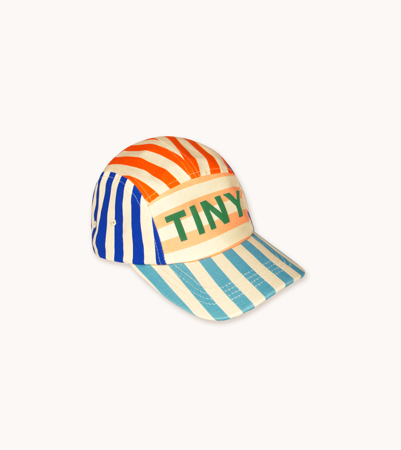 Stylish Striped Cap for Kids by Tinycottons - Perfect for Outdoor Play, Beach Trips & Sun Protection