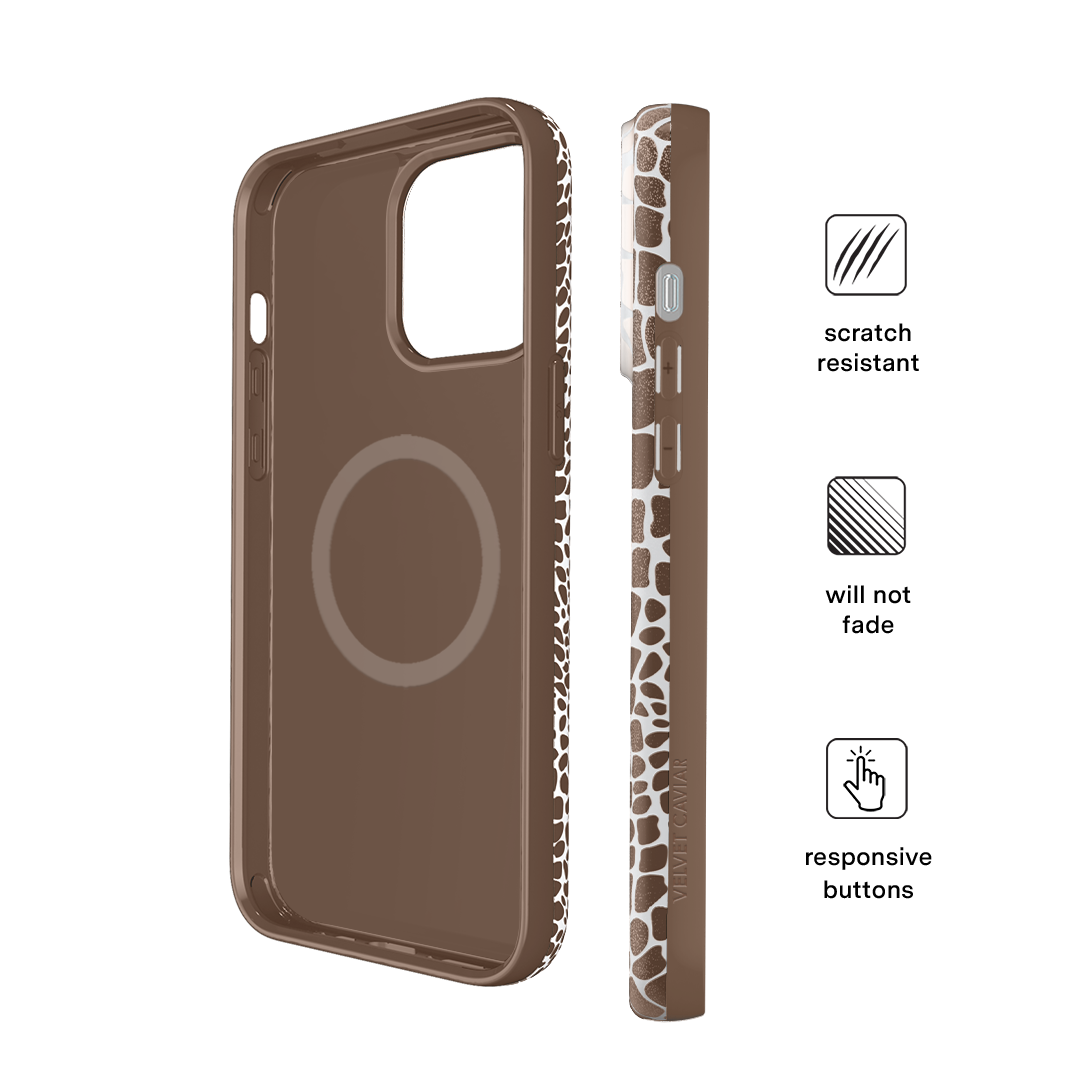 Durable Himalayan Salt Crystal iPhone Case - Shockproof & Stylish Phone Cover for iPhone 13/14/15 Pro Max - Perfect for Yoga, Meditation & Stress Relief