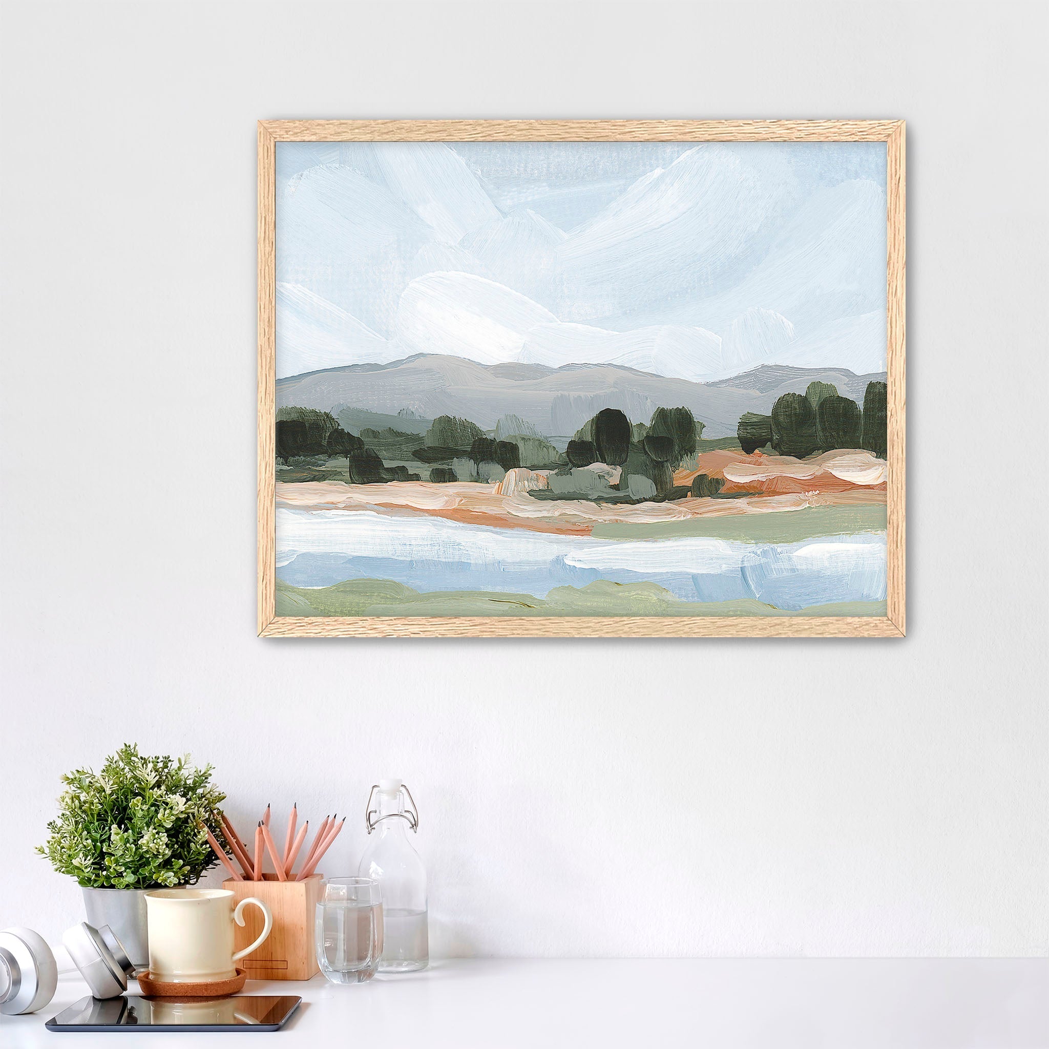 San Isabel Art Print - Handmade Canvas Wall Decor for Living Room, Bedroom & Office - Nature Landscape Painting for Home & Office Decor