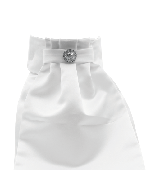Equetech Liberty Crystal Deluxe Ready Tied Stock Tie - Premium Equestrian Show Accessory for Dressage & Horse Riding Competitions - Perfect for Riders, Trainers & Judges